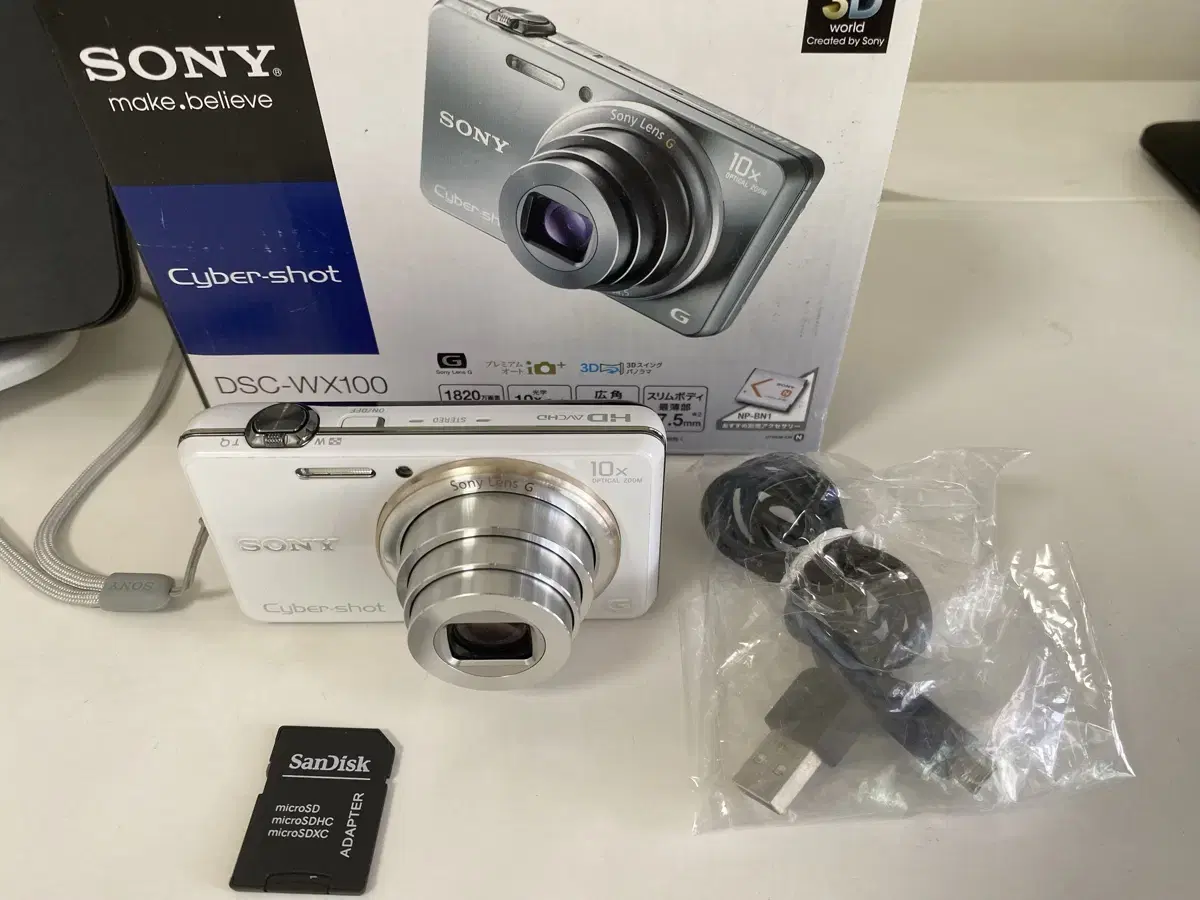 SONY Cyber-shot DSC-WX100 W ホワイト（ジャンク品） Amazon.co.jp: SONY Cyber-Shot(サイバーショット) WX100 (1820